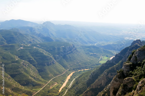 mountains covered with vegetation