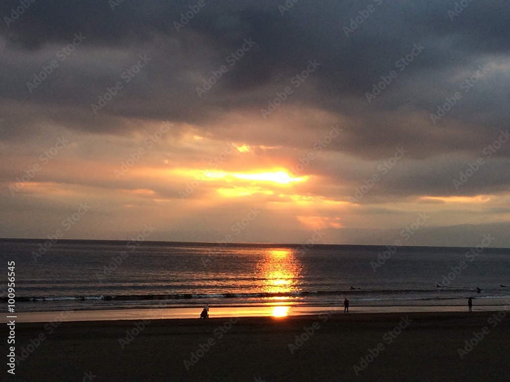 夕陽が沈む前 夕陽が沈む前