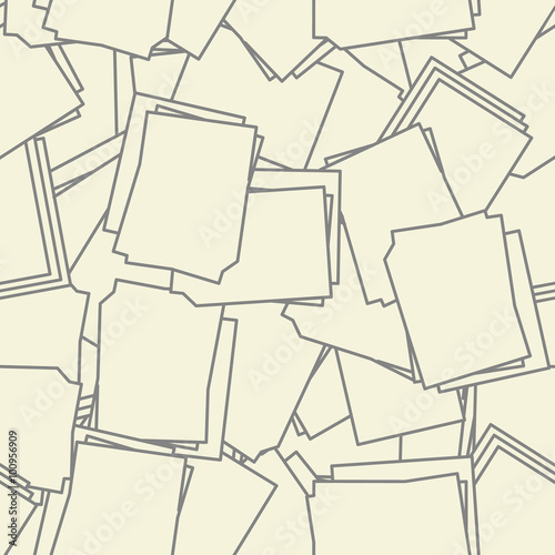 business seamless background with blank paper sheets