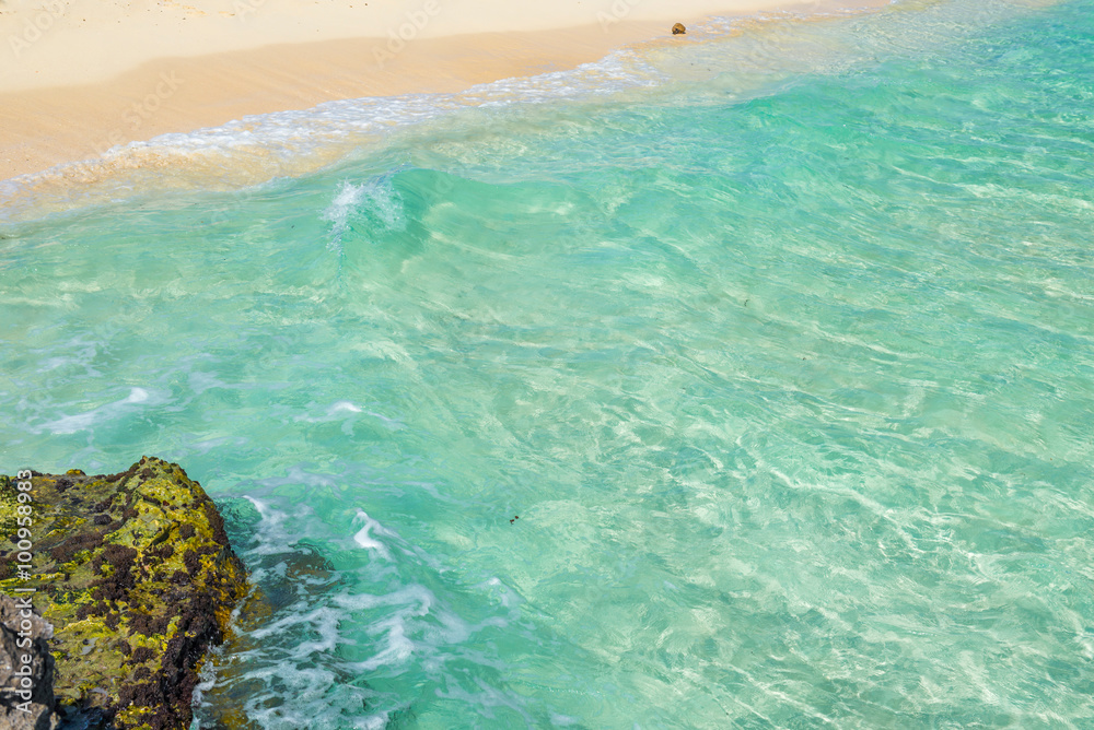 Caribbean Sea scenery in Playa del Carmen, Yucatan, Mexico