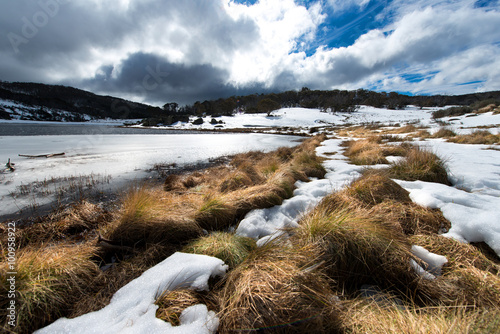 Snow moutains in Kosciuszko National Park, Australia. © leelakajonkij