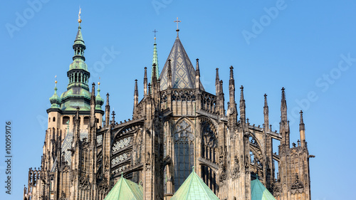 St. Vitus cathedral in Prague, Czech Republic photo