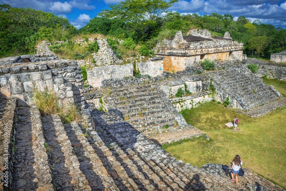 Ek Balam Mayan Archeological Site. Maya Ruins, Yucatan Peninsula