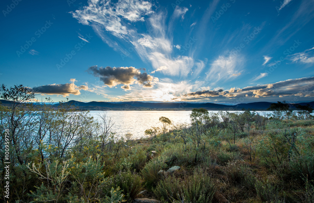 Lake Jindabyne in NSW.
