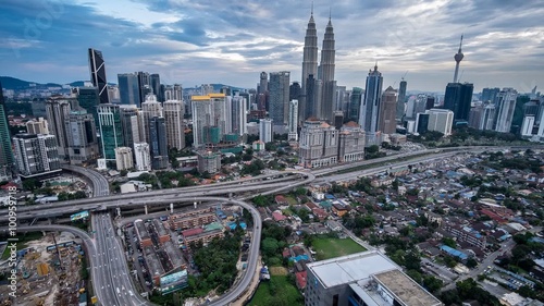 4k footage of sunset view during peak hour