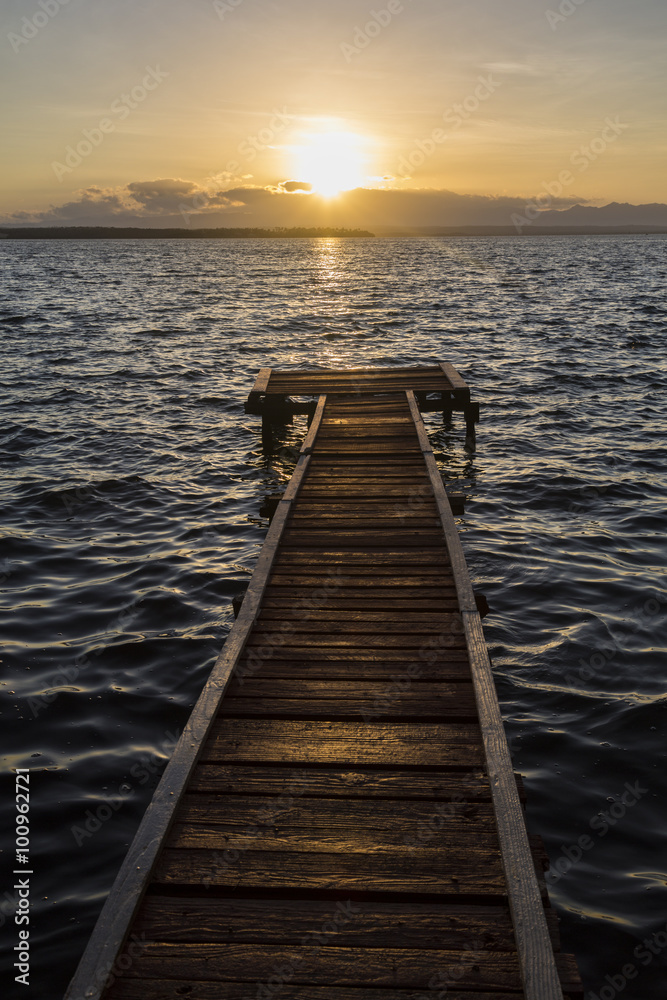 Fototapeta premium Kuba, molo w Cienfuegos