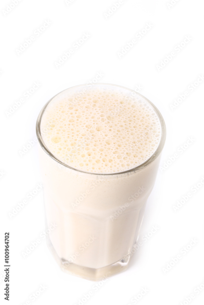 milkshake on a white background milkshake on a white background