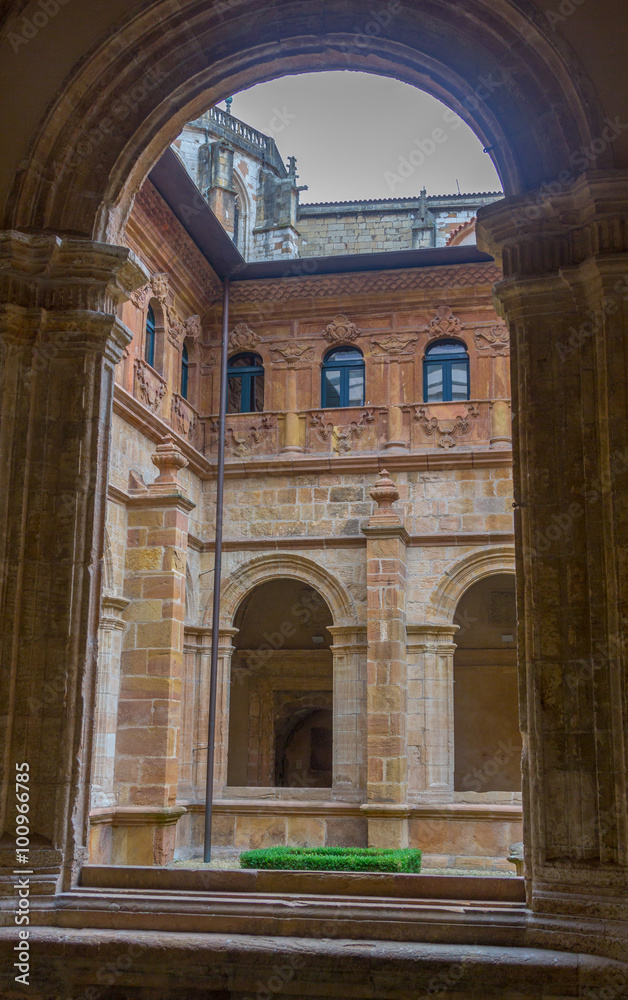 Inner courtyard of an ancient nunnery