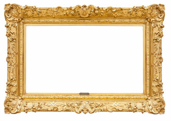 Rectangle decorative golden picture frame