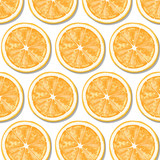 Pattern of orange slices.