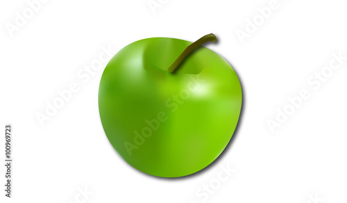 Apple isolated on white background