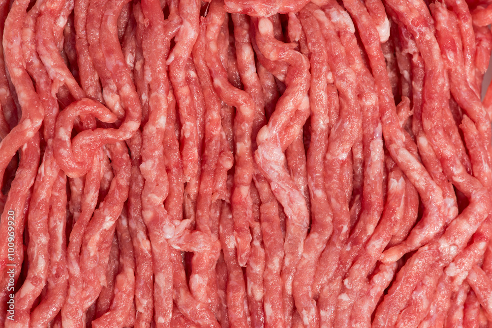 Minced meat closeup background Minced meat closeup background