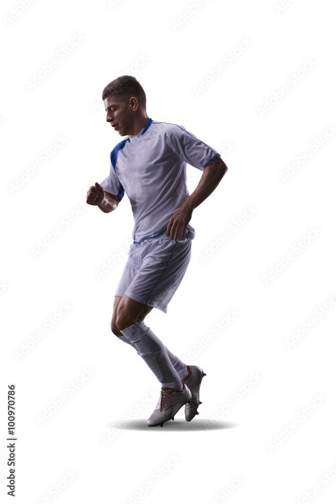 Two soccer players is swearing and shout Two soccer players is swearing and shout