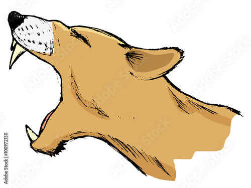 lioness, illustration of wildlife, zoo, animal of savannah, pred