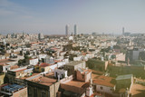 Panorama of Barcelona from rooftop