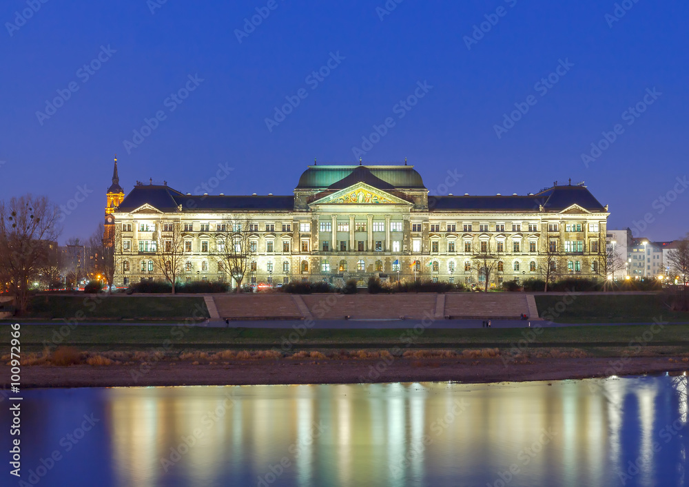 Fototapeta premium Dresden. Ministry of Finance.