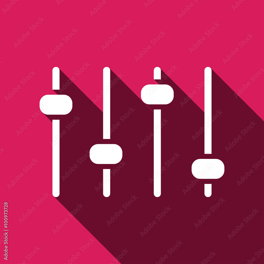 Volume equalizer sign icon Volume equalizer sign icon