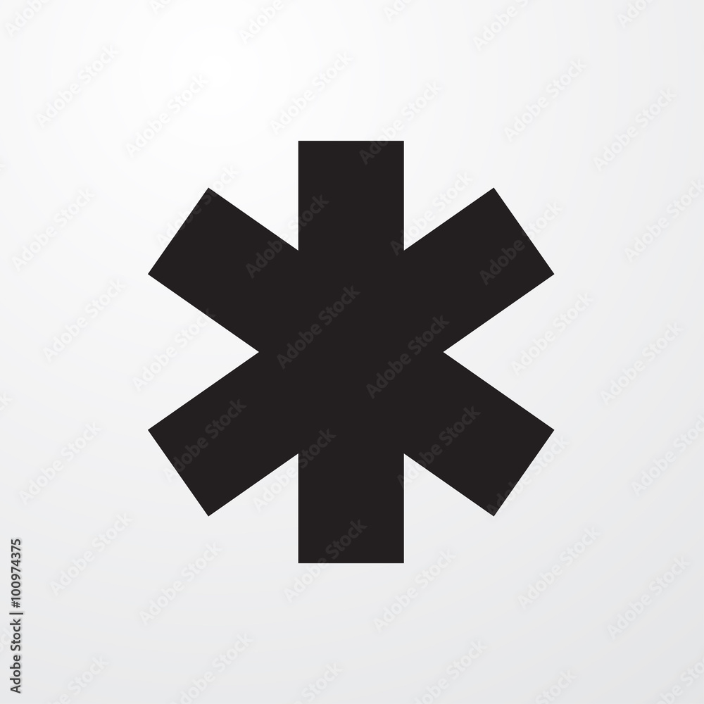 Medical symbol of the Emergency icon Medical symbol of the Emergency icon