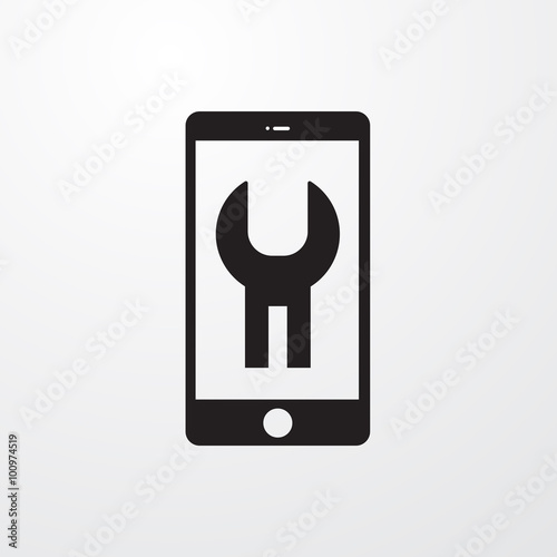 Phone repair icon for web and mobile