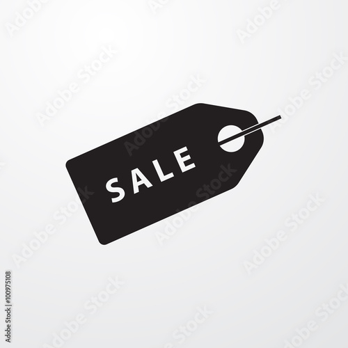 Sale ticket sign icon