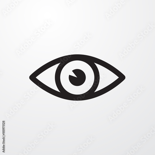 Eye sign icon