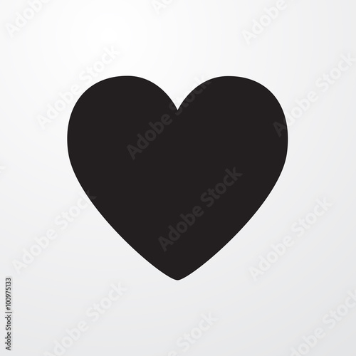 Heart sign icon