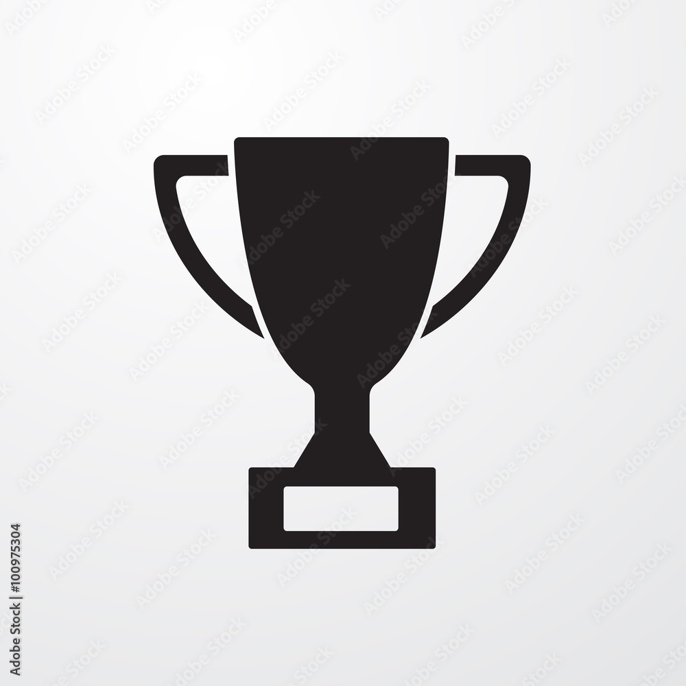 Trophy sign icon for web and mobile. Trophy sign icon for web and mobile.