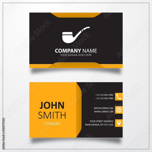 Smoking pipe icon. Business...
