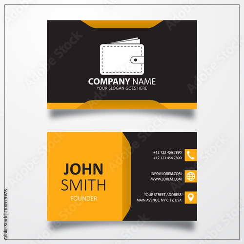 Wallet, money sign icon. Bu...