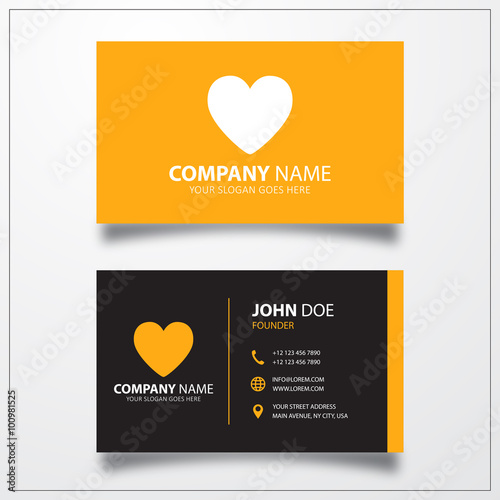 Heart sign icon. Business c...