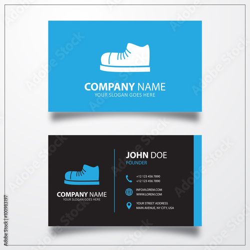 Sneakers icon. Business car...