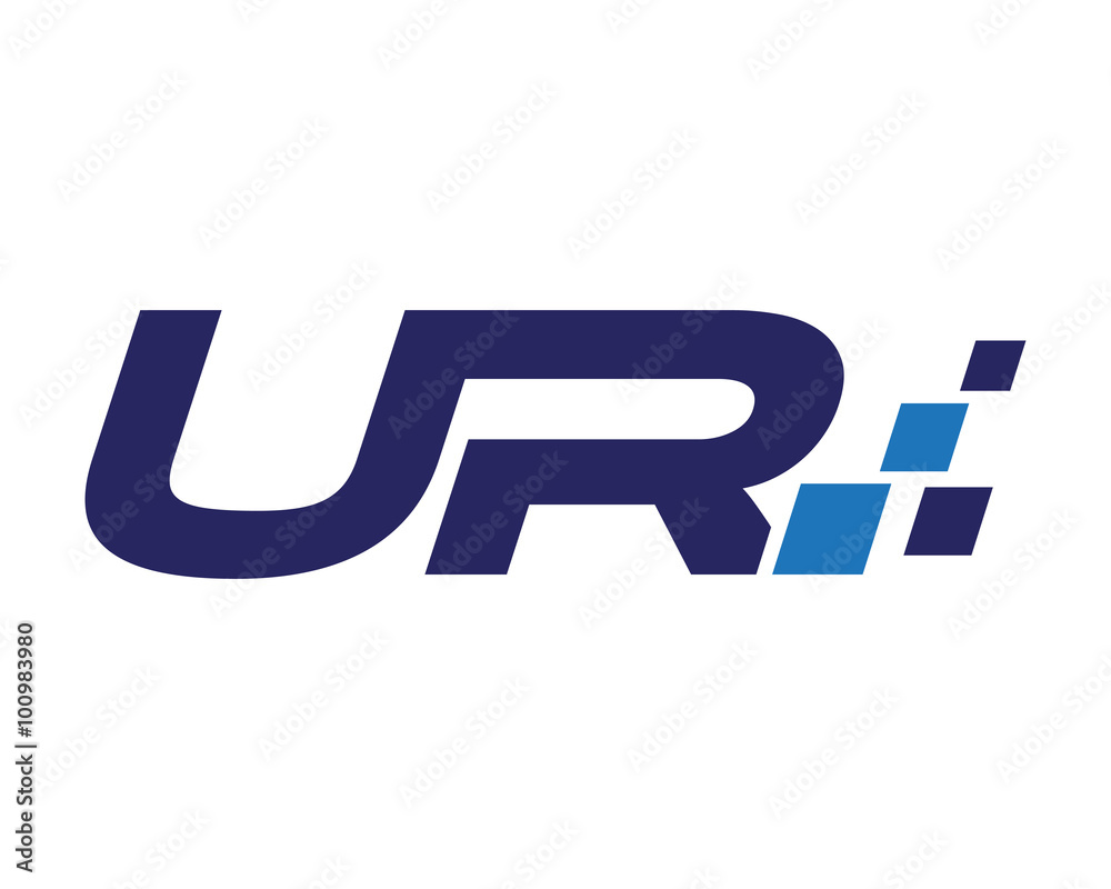 UR digital letter logo UR digital letter logo