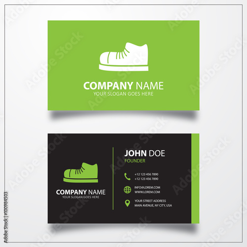 Sneakers icon. Business car...