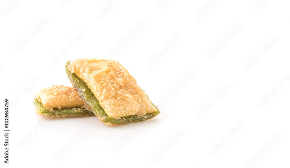 mini pie biscuit with kiwi jam mini pie biscuit with kiwi jam