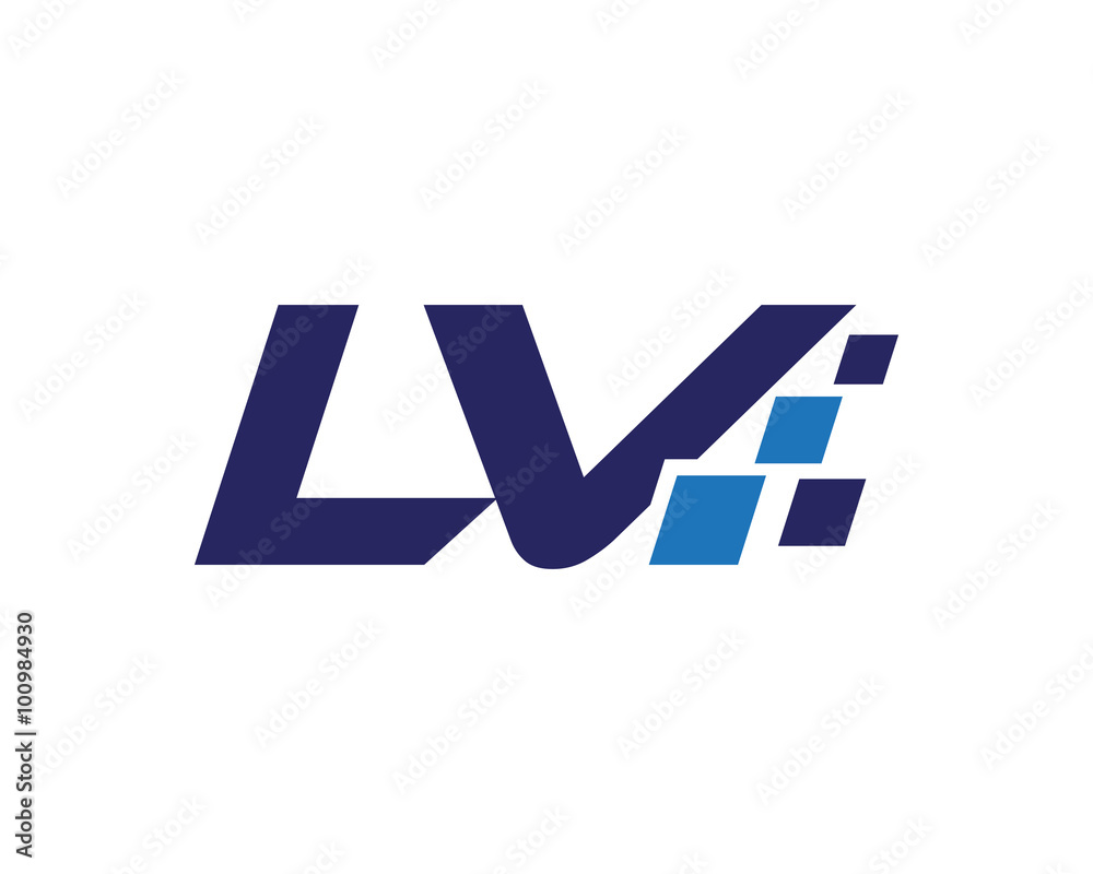 , digital letter logo , digital letter logo