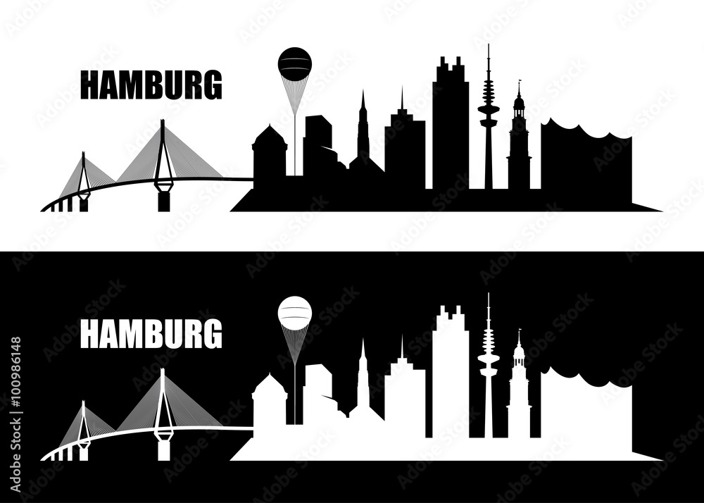 Hamburg skyline 