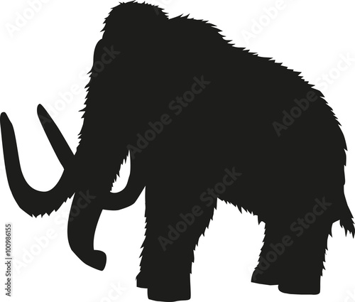Mammoth silhouette