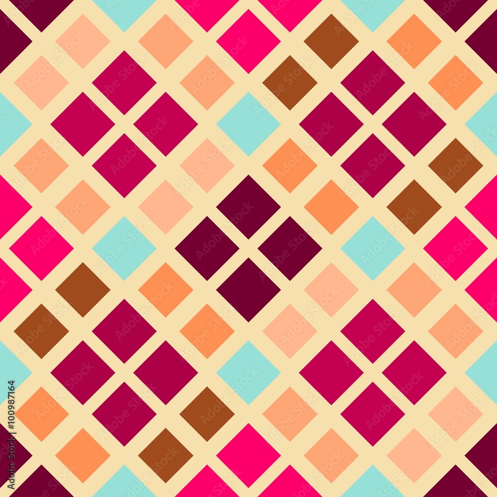 Fototapeta premium Seamless geometric pattern background