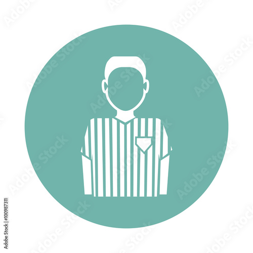 Football referee icon