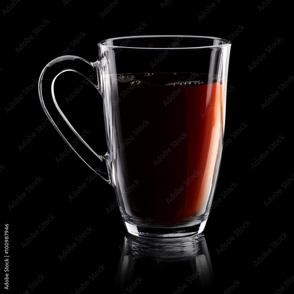 Transparent cup of tea Transparent cup of tea