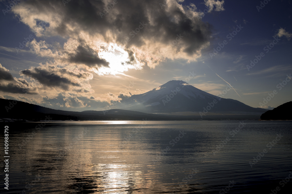 山中湖より富士山