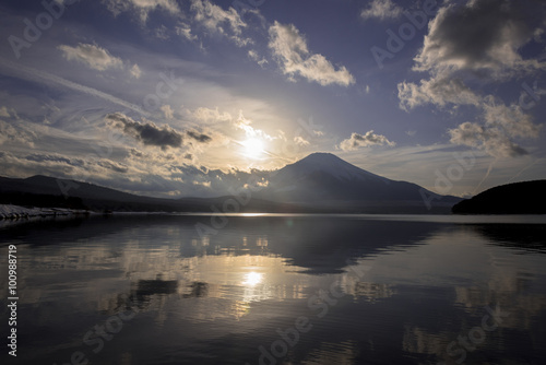 山中湖より富士山