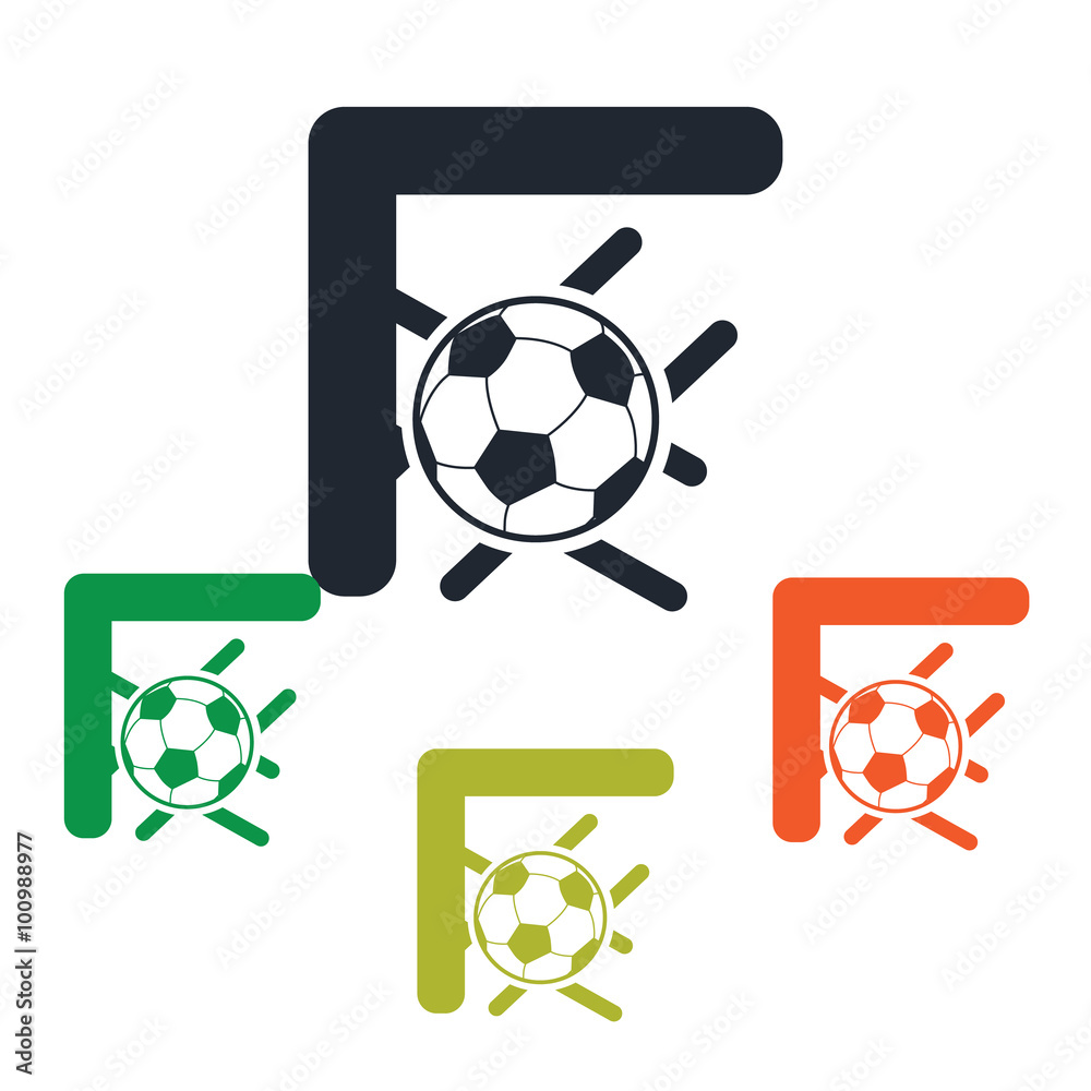 Football goal icon Football goal icon