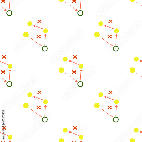Football players scheme icon