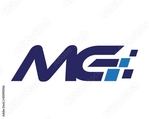 MG digital letter logo