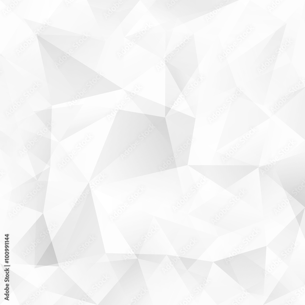 White crystal triangles vector abstract background White crystal triangles vector abstract background