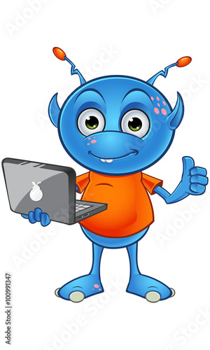 Light Blue Alien