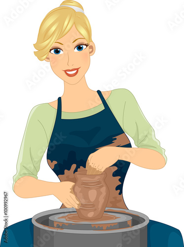 Girl Pottery