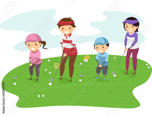 Stickman Family Golf