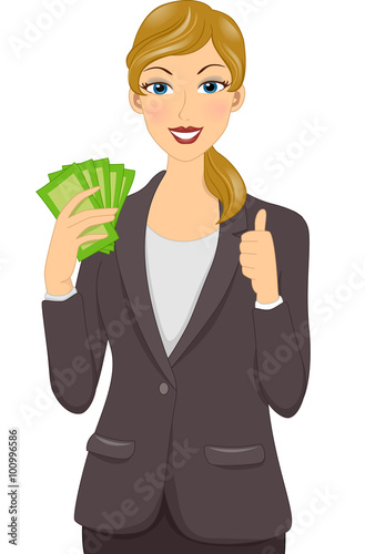 Businesswoman Approval